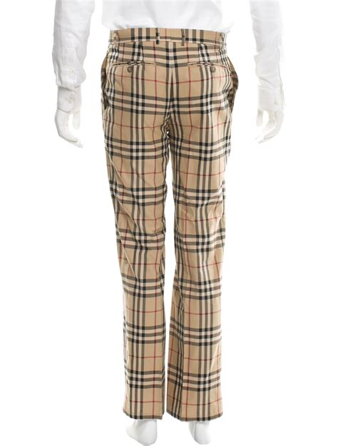 burberry spring mens trousers|burberry nova check trousers men's.